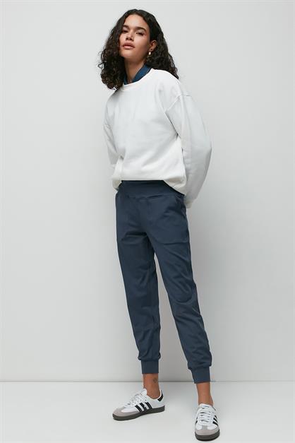 High-Waisted Cuffed Jogger Sweatpants 811