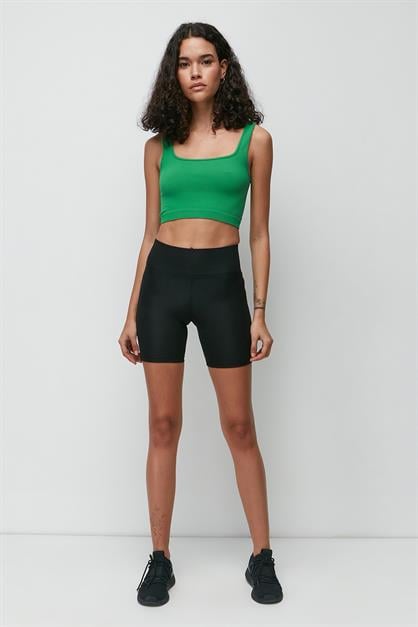 High-Waisted Sports Shorts Leggings 9408