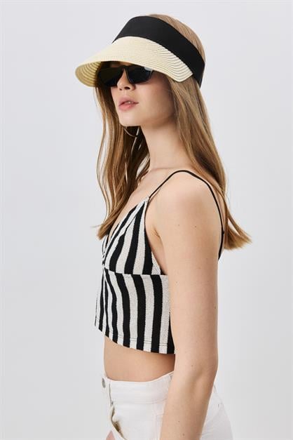 Visor Straw Beach Hat Y8200