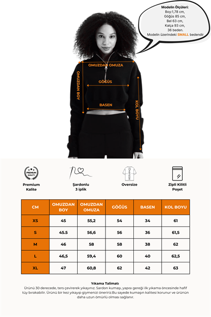 Crop Neck Half-Zip  Womens Sweatshirt Vibe