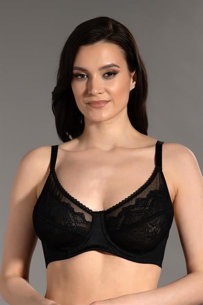 Lace Detail Minimizer Bra C12302