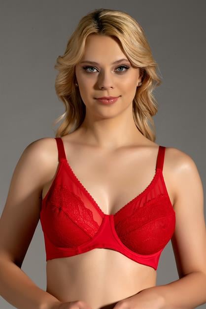 Lace Detail Minimizer Bra C12301
