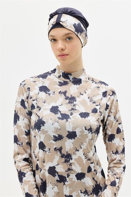 Full Covered 4-piece Modest Swimwear 1300