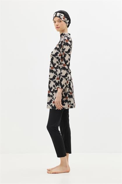 Full Covered 4-piece Modest Swimwear 1300