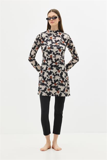 Full Covered 4-piece Modest Swimwear 1300