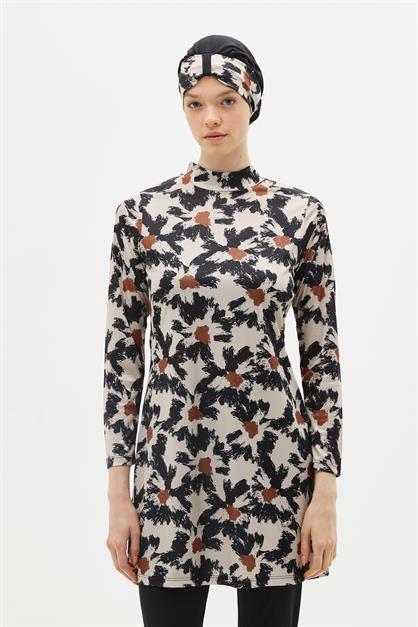 Full Covered 4-piece Modest Swimwear 1300