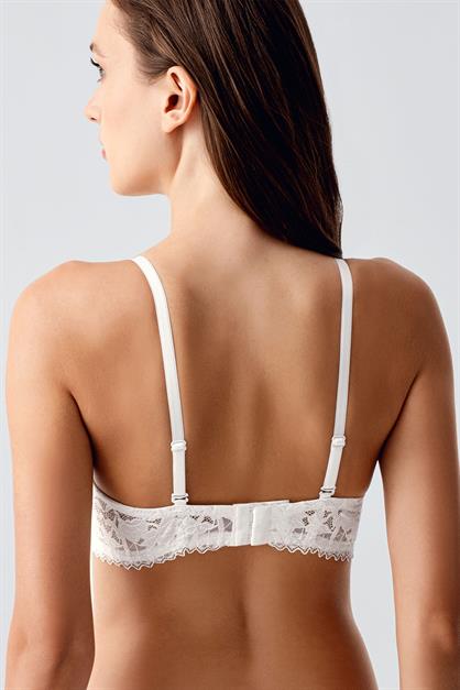 Non-padded Lace-Detailed Bra C18370