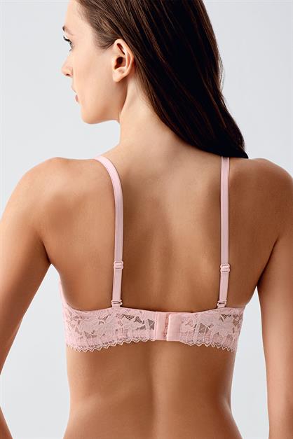 Non-padded Lace-Detailed Bra C18370