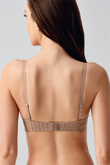 Non-Padded Strapless Bra - Lightweight Underwired Support Brassiere - Style C17051