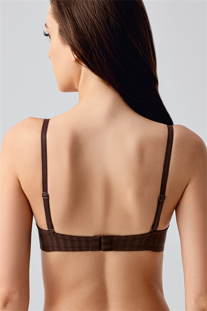 Non-Padded Strapless Bra - Lightweight Underwired Support Brassiere - Style C17051