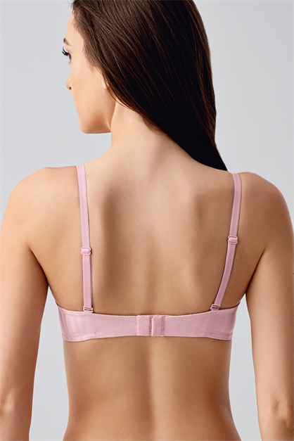 Non-Padded Strapless Bra - Lightweight Underwired Support Brassiere - Style C17051