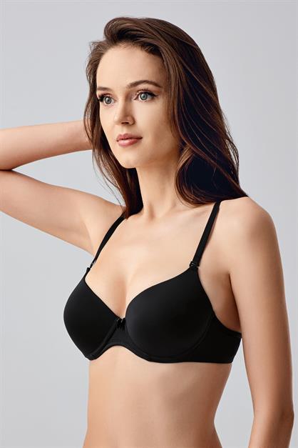 C&City Desteksiz Sütyen 7010 Siyah