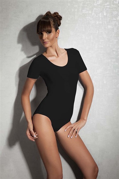 Doreanse 12301 Kadın Likra Modal Body Siyah