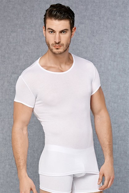 Doreanse 2545 Erkek T-shirt Beyaz