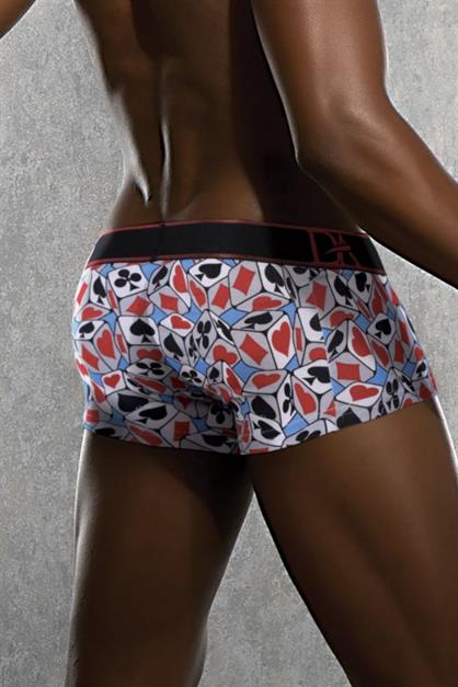 Doreanse Men Playing Card Pattern Mini Boxer Shorts 1769