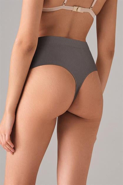 Doreanse Women Ribbed High-Waisted Thong 6125