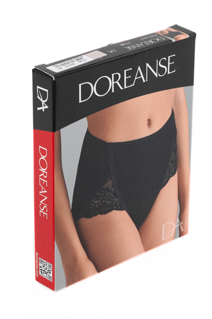 Doreanse Womens High Waist Lace Slip Panties 7136