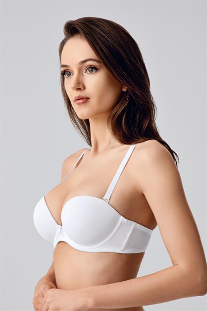 C&City Çift Destekli Sütyen 7040 Beyaz