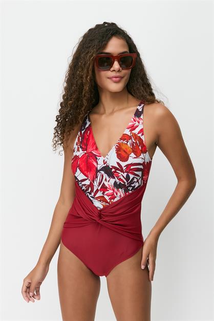 Draped Swimsuit 7747