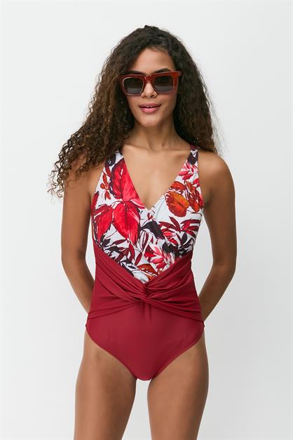 Draped Swimsuit 7747