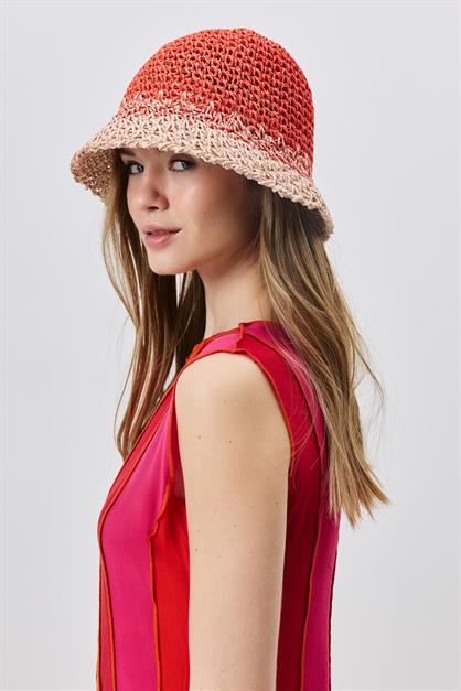 El Örgüsü Hasır Şapka Y8210
