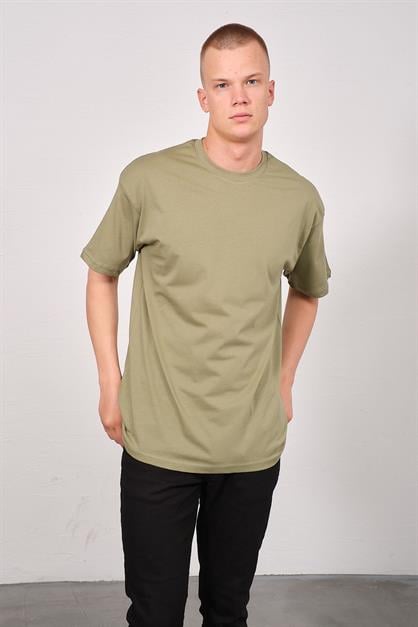 Mens Bicycle Neck 2-Pack Oversize Basic T-Shirt 991