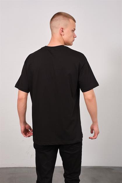 Mens Bicycle Neck 2-Pack Oversize Basic T-Shirt 991