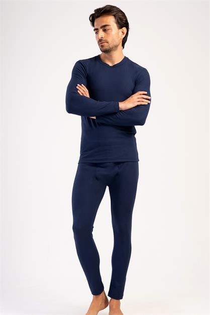 Mens Long Sleeve Crew Neck Thermal T-Shirt 405153 