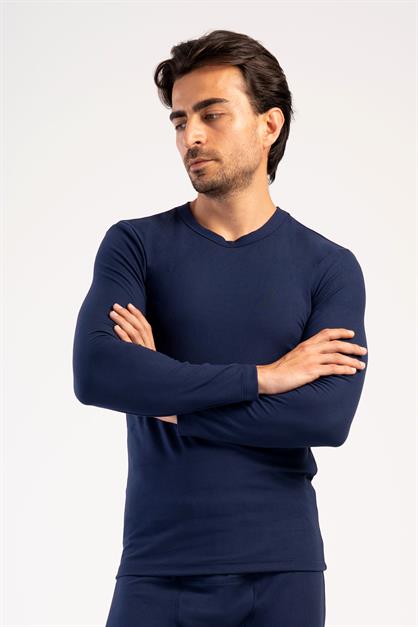 Mens Long Sleeve Crew Neck Thermal T-Shirt409006