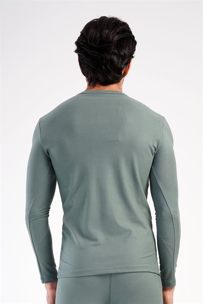 Mens Long Sleeve Crew Neck Thermal T-Shirt 409006