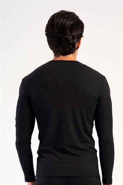 Mens Long Sleeve Crew Neck Thermal T-Shirt 409006 