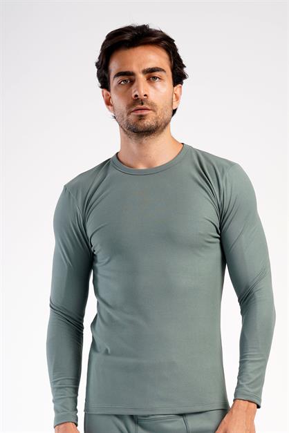 Mens Long Sleeve Crew Neck Thermal T-Shirt 409006