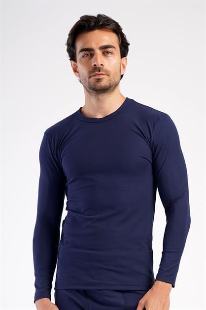 Mens Long Sleeve Crew Neck Thermal T-Shirt409006