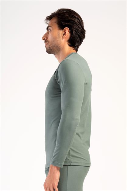 Mens Long Sleeve Crew Neck Thermal T-Shirt 409006