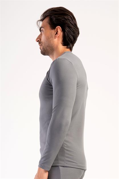 Mens Long Sleeve Crew Neck Thermal T-Shirt 409006