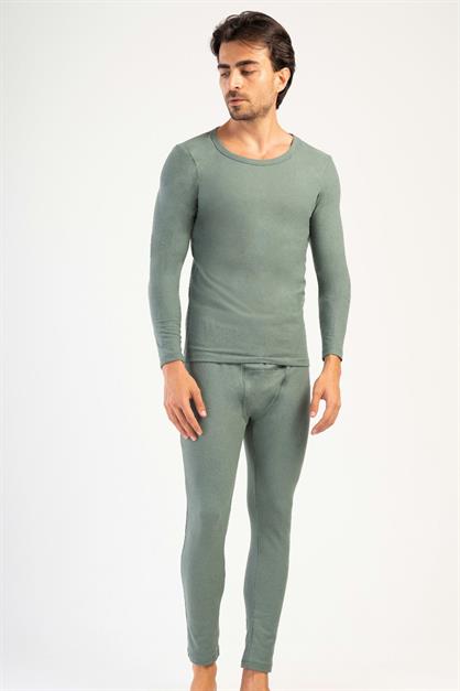 Mens Long-Sleeve Thermal Pajama Set 405158