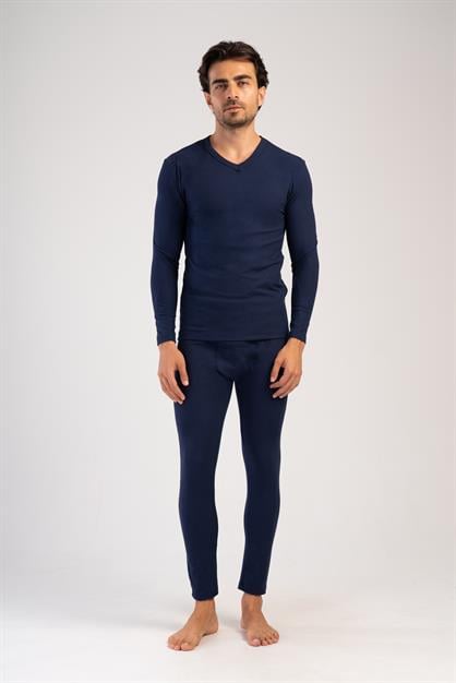 Mens Long Sleeve V-Neck Thermal Set 405157