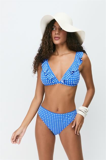 Ruffled Triangle Bikini Set 3277