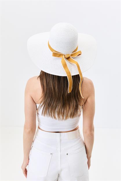 Wide Brim Straw Beach Hat Y25730-04