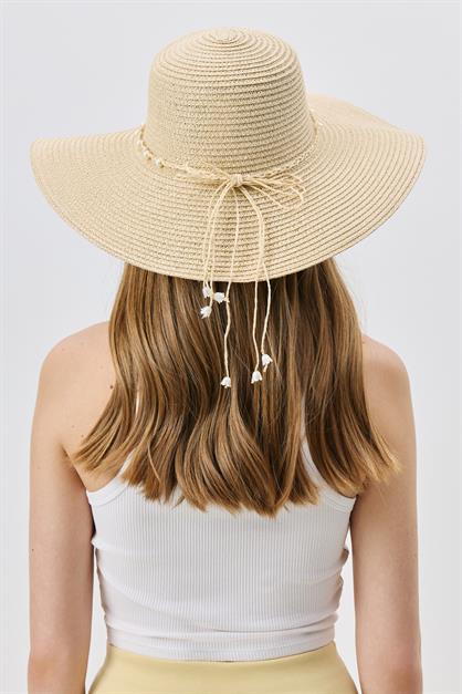 Wide Brim Straw Beach Hat Y25730-05