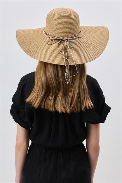 Wide Brim Straw Beach Hat Y25730-01
