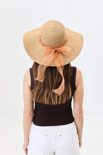 Wide Brim Straw Beach Hat Y25730-09