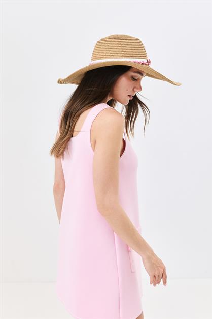 Wide Brim Straw Beach Hat Y25730-06