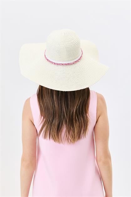 Wide Brim Straw Beach Hat Y25730-06