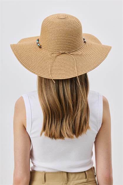 Wide Brim Straw Beach Hat Y25730-03