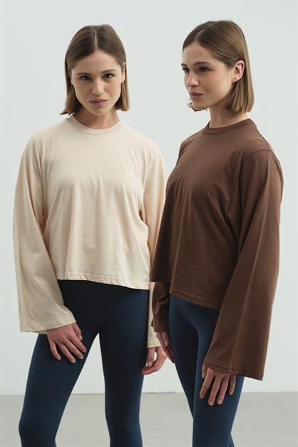 Wide Sleeve Oversize 2-Pack T-Shirts 965
