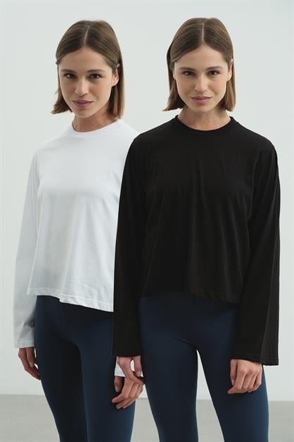 Wide Sleeve Oversize 2-Pack T-Shirts 965