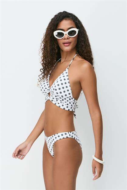 Ring Detail Triangle Bikini Set 3278
