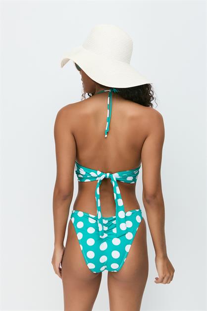 Ring Detail Triangle Bikini Set 3278