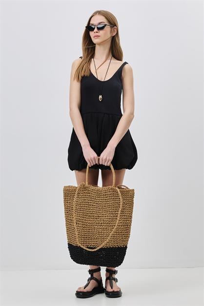 Straw Shoulder Bag Y9202